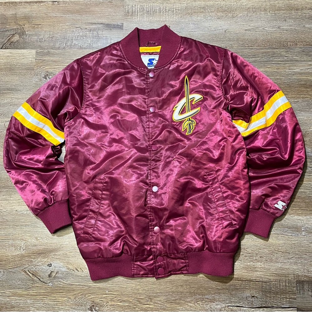 Vintage‎ STARTER Cleveland Cavaliers NBA Varsity Bomber Jacket